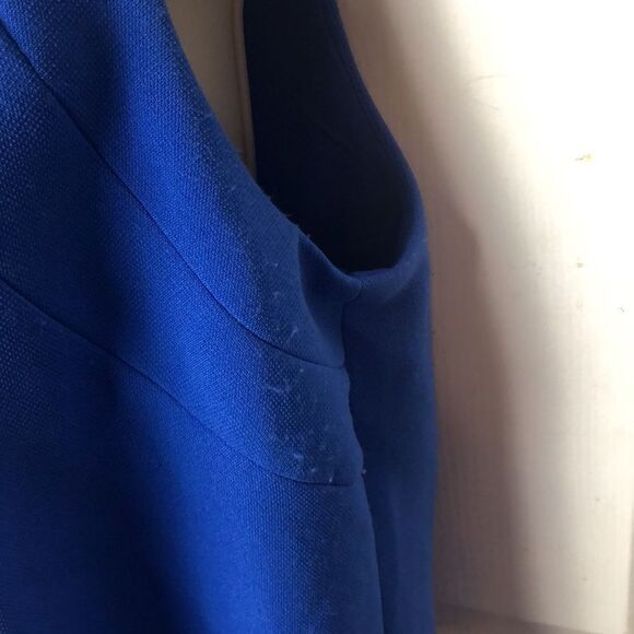 Blue Cutout Dress Size 8 - Picture 3 of 5